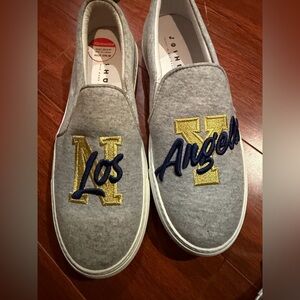 NWT Joshua Slip-On Shoes with Los Angeles Embroidery size 40
